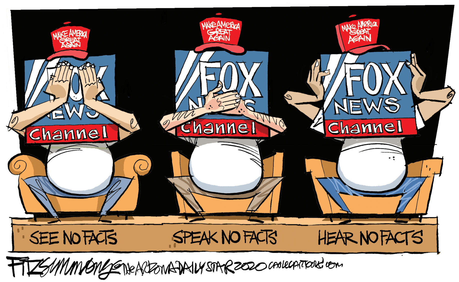 Daily Fitz Cartoon: Facts versus FOX